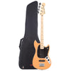 Fender Player Mustang Bass PJ MN Butterscotch Blonde w/3-Ply Black Pickguard and Gig Bag Bundle Bass Guitars / 4-String