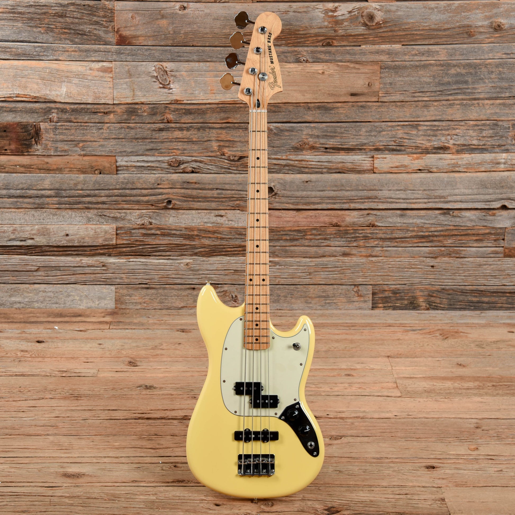 Fender Player Mustang Bass PJ Olympic White 2020 Bass Guitars / 4-String