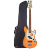 Fender Player Mustang Bass PJ PF Capri Orange and Gig Bag Bundle Bass Guitars / 4-String
