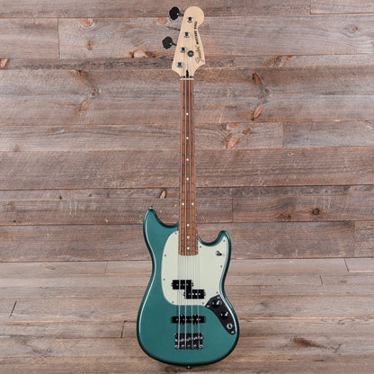 Fender Player Mustang Bass PJ Sherwood Green w/3-Ply Mint Pickguard Bass Guitars / 4-String