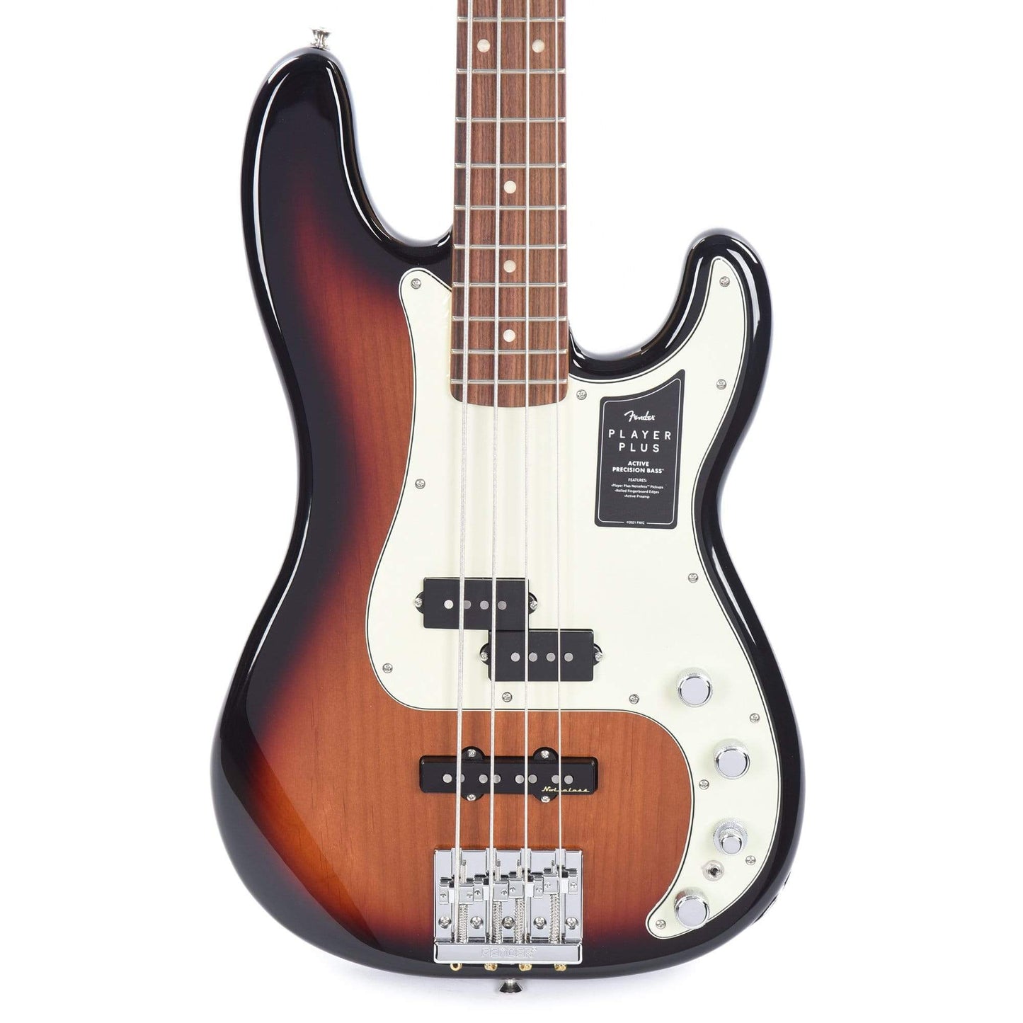 Fender Player Plus Active Precision Bass 3-Color Sunburst Bass Guitars / 4-String