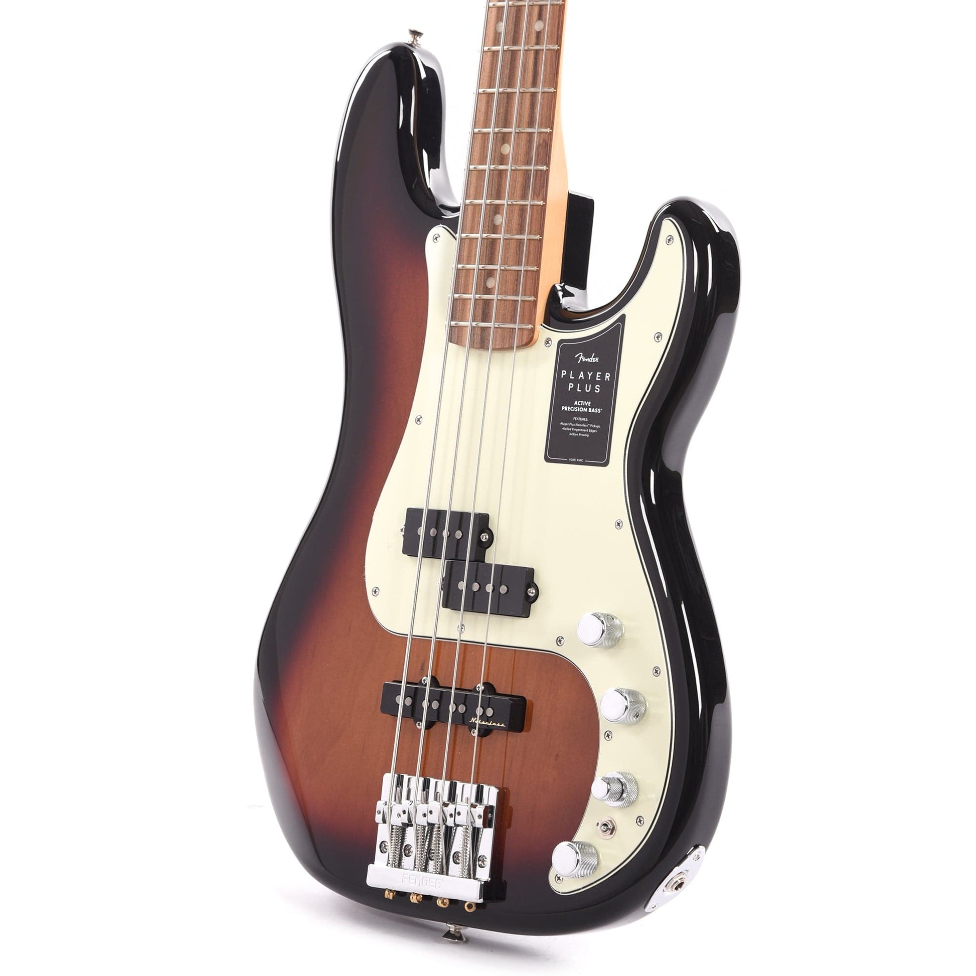Fender Player Plus Active Precision Bass 3-Color Sunburst Bass Guitars / 4-String