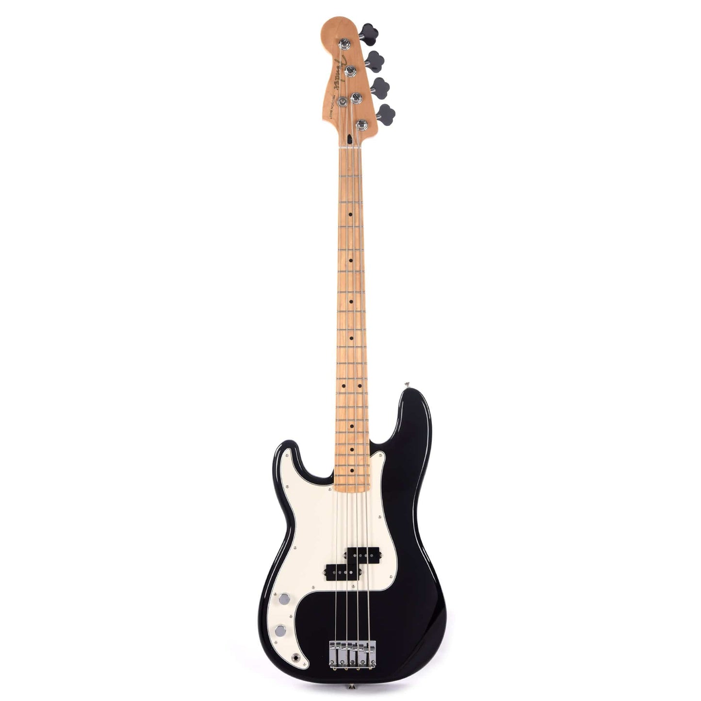 Fender Player Precision Bass LEFTY Black Bundle w/Fender Molded Hardshell Case Bass Guitars / 4-String