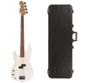 Fender Player Precision Bass LEFTY Polar White Bundle w/Fender Molded Hardshell Case Bass Guitars / 4-String