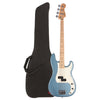 Fender Player Precision Bass MN Tidepool and FB405 Gig Bag Bundle Bass Guitars / 4-String