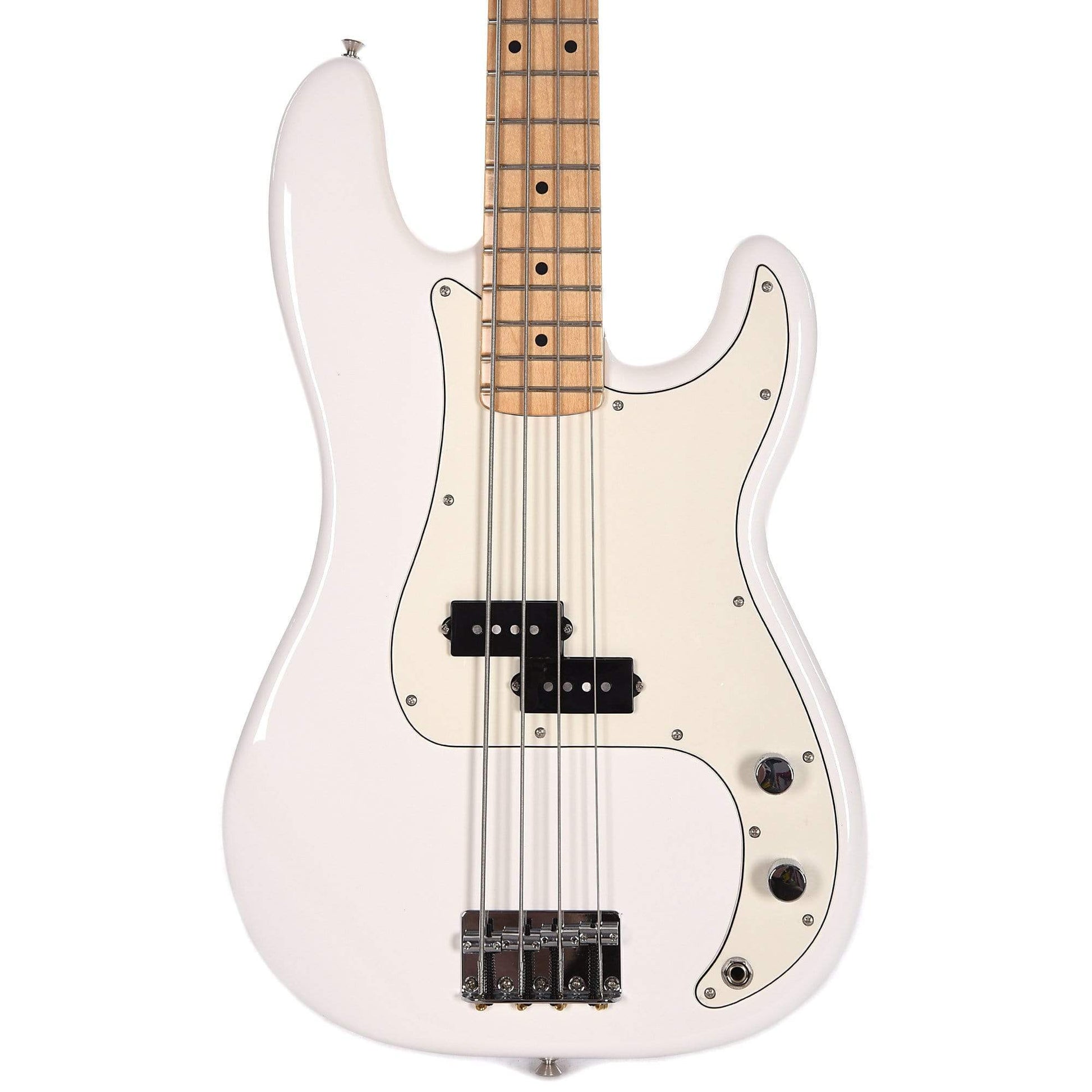 Fender Player Precision Bass Polar White Bundle w/Fender Gig Bag, Stand, Cable, Tuner, Picks and Strings Bass Guitars / 4-String