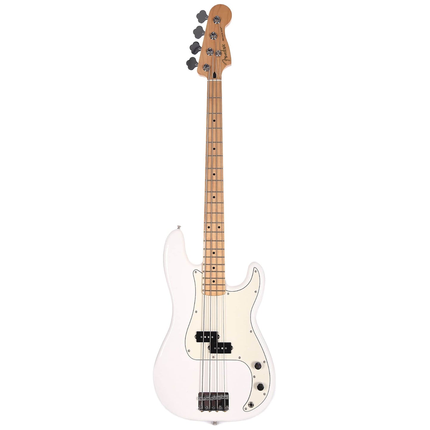 Fender Player Precision Bass Polar White Bundle w/Fender Gig Bag, Stand, Cable, Tuner, Picks and Strings Bass Guitars / 4-String