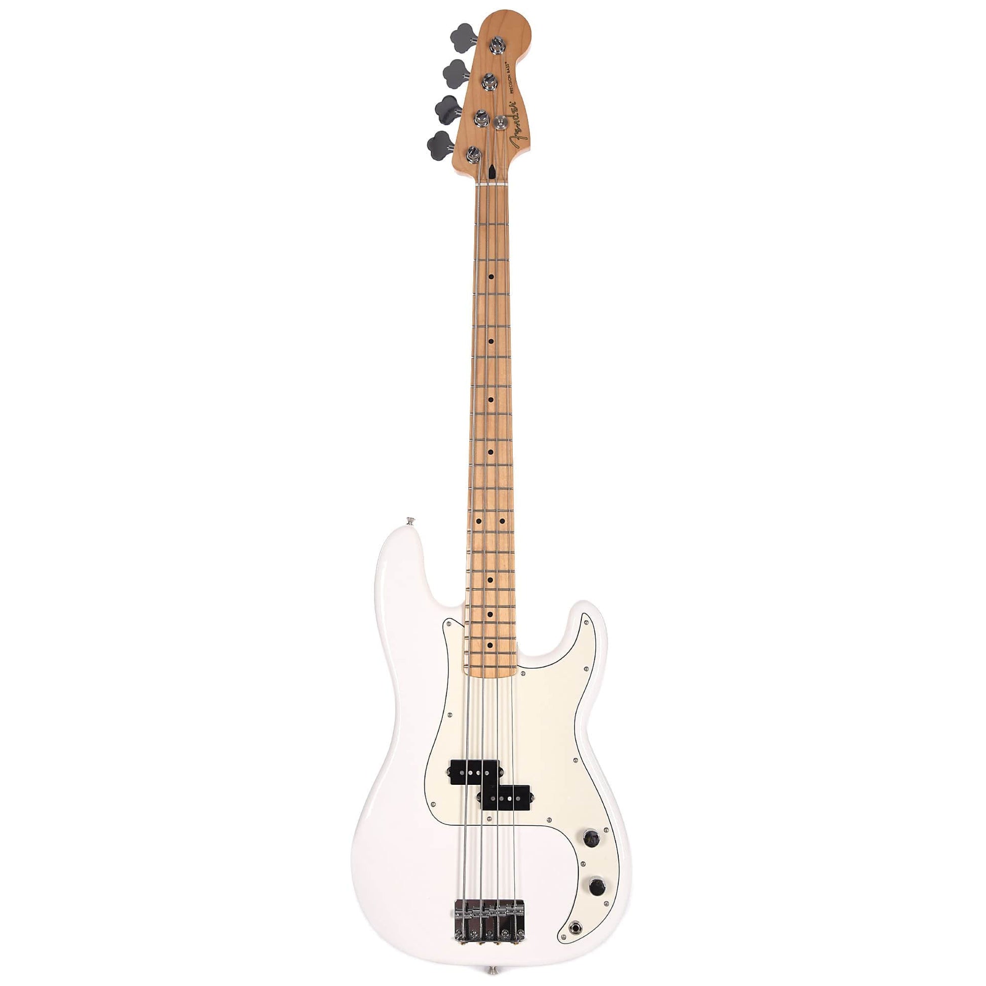 Fender Player Precision Bass Polar White Bundle w/Fender Gig Bag, Stand, Cable, Tuner, Picks and Strings Bass Guitars / 4-String