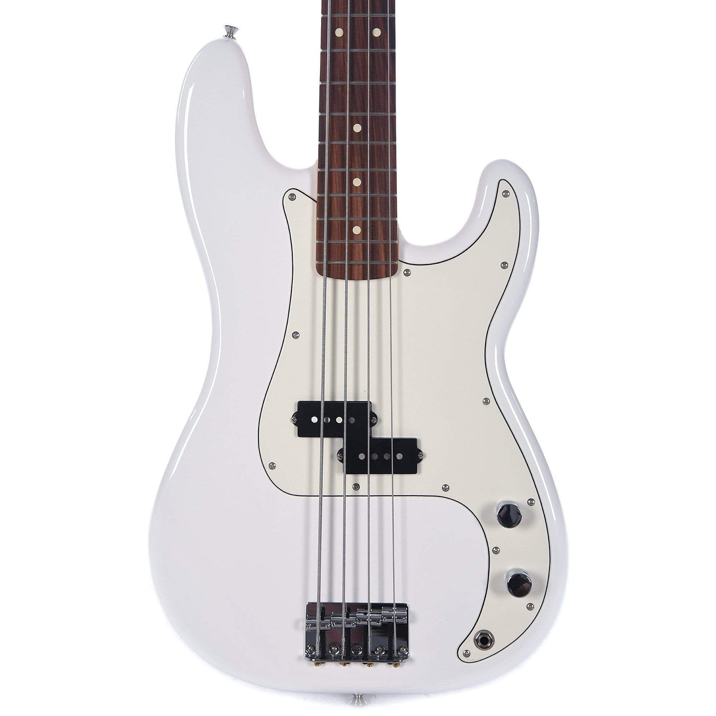 Fender Player Precision Bass Polar White Bundle w/Fender Gig Bag, Stand, Cable, Tuner, Picks and Strings Bass Guitars / 4-String