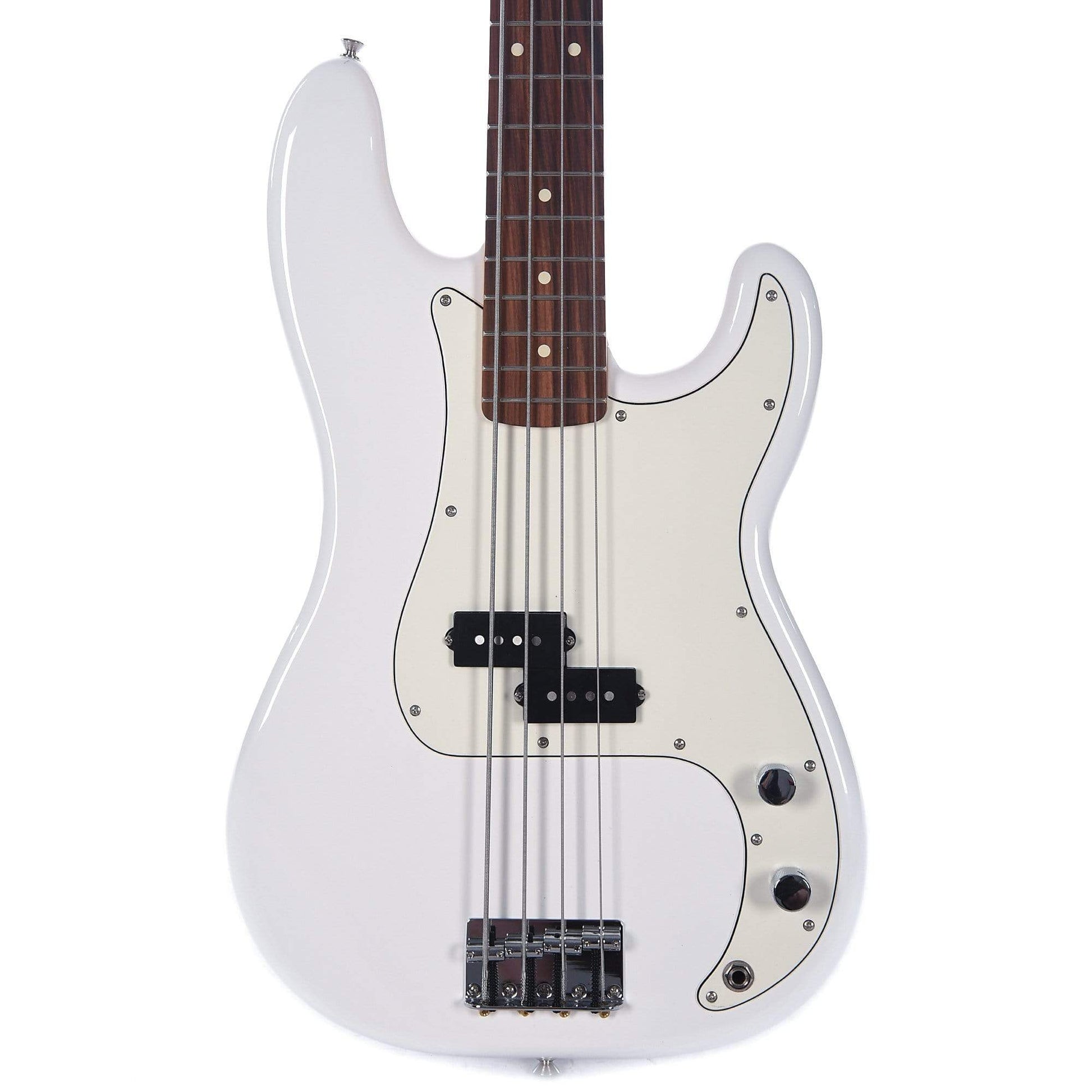 Fender Player Precision Bass Polar White Bundle w/Fender Gig Bag, Stand, Cable, Tuner, Picks and Strings Bass Guitars / 4-String