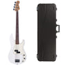 Fender Player Precision Bass Polar White Bundle w/Fender Molded Hardshell Case Bass Guitars / 4-String