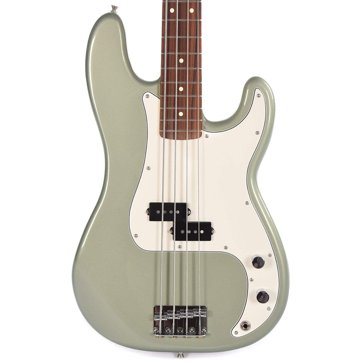 Fender Player Precision Bass Sage Green Metallic Bundle w/Fender Gig Bag, Stand, Cable, Tuner, Picks and Strings Bass Guitars / 4-String