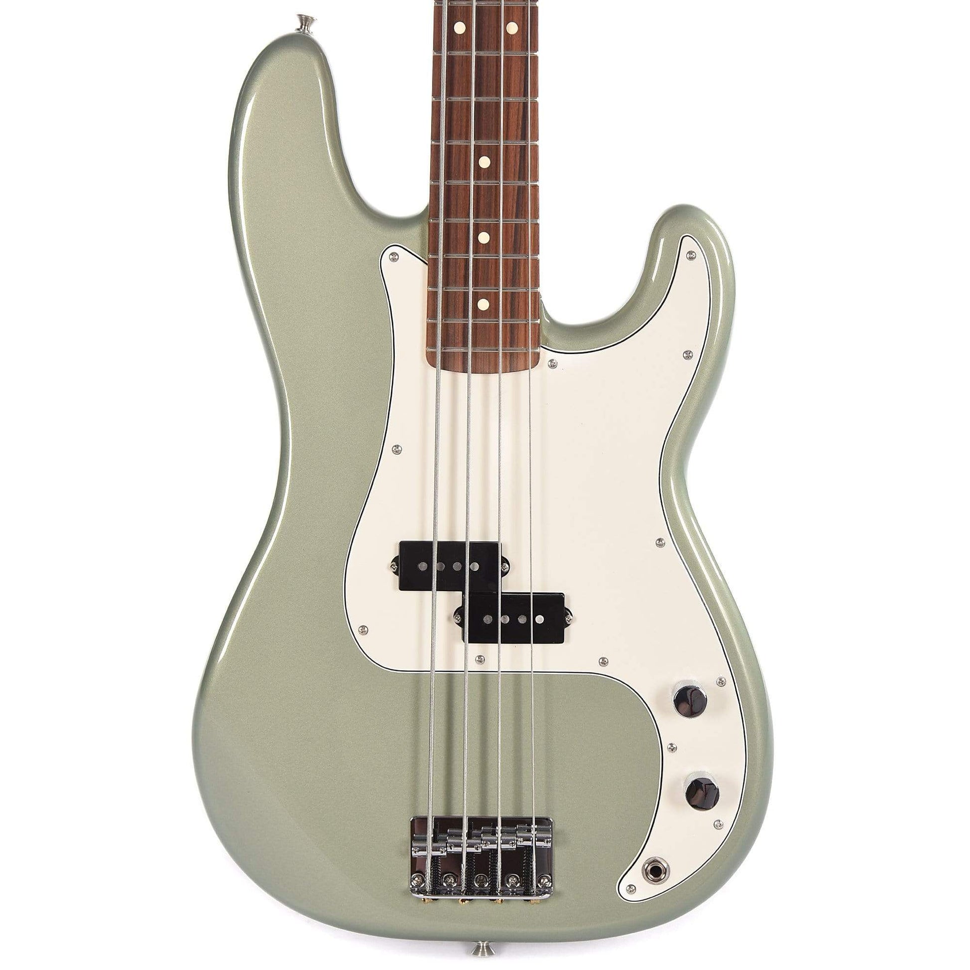 Fender Player Precision Bass Sage Green Metallic Bundle w/Fender Gig Bag, Stand, Cable, Tuner, Picks and Strings Bass Guitars / 4-String