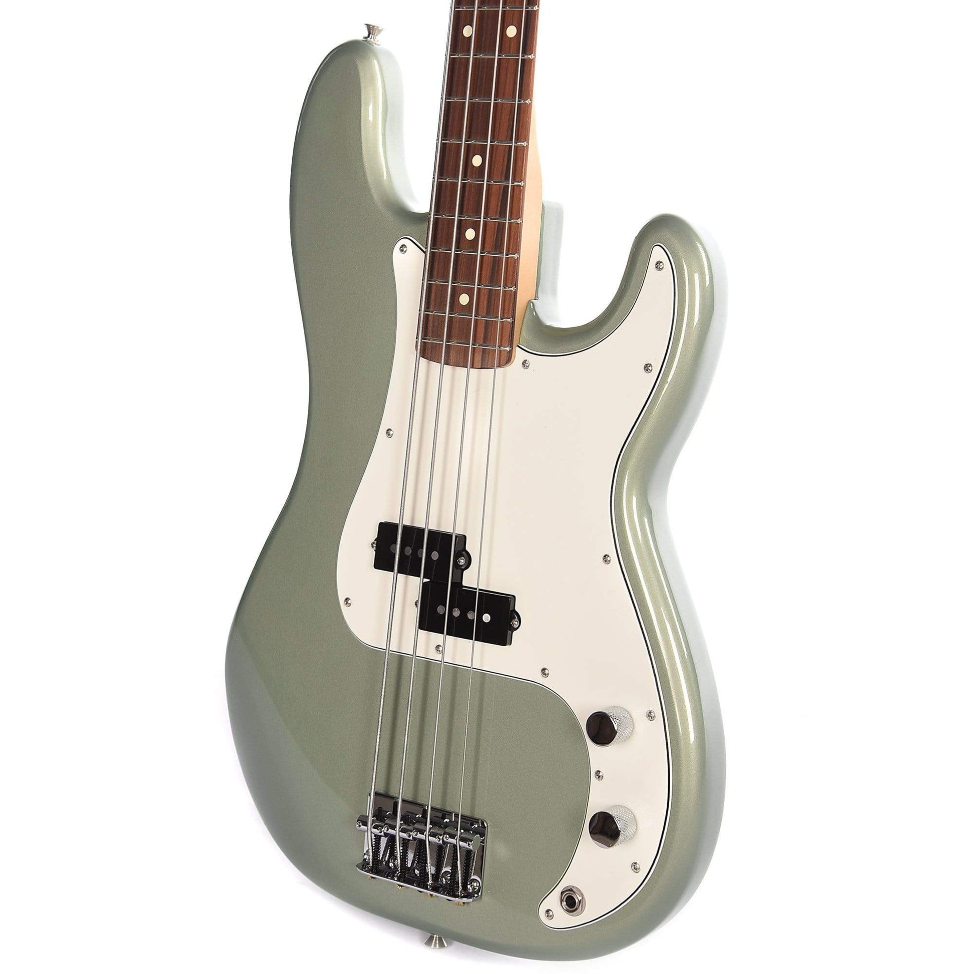 Fender Player Precision Bass Sage Green Metallic Bundle w/Fender Gig Bag, Stand, Cable, Tuner, Picks and Strings Bass Guitars / 4-String