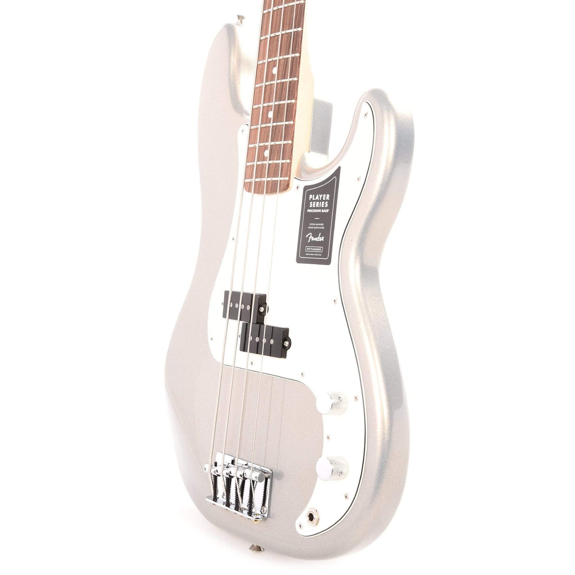 Fender Player Precision Bass Silver Bass Guitars / 4-String
