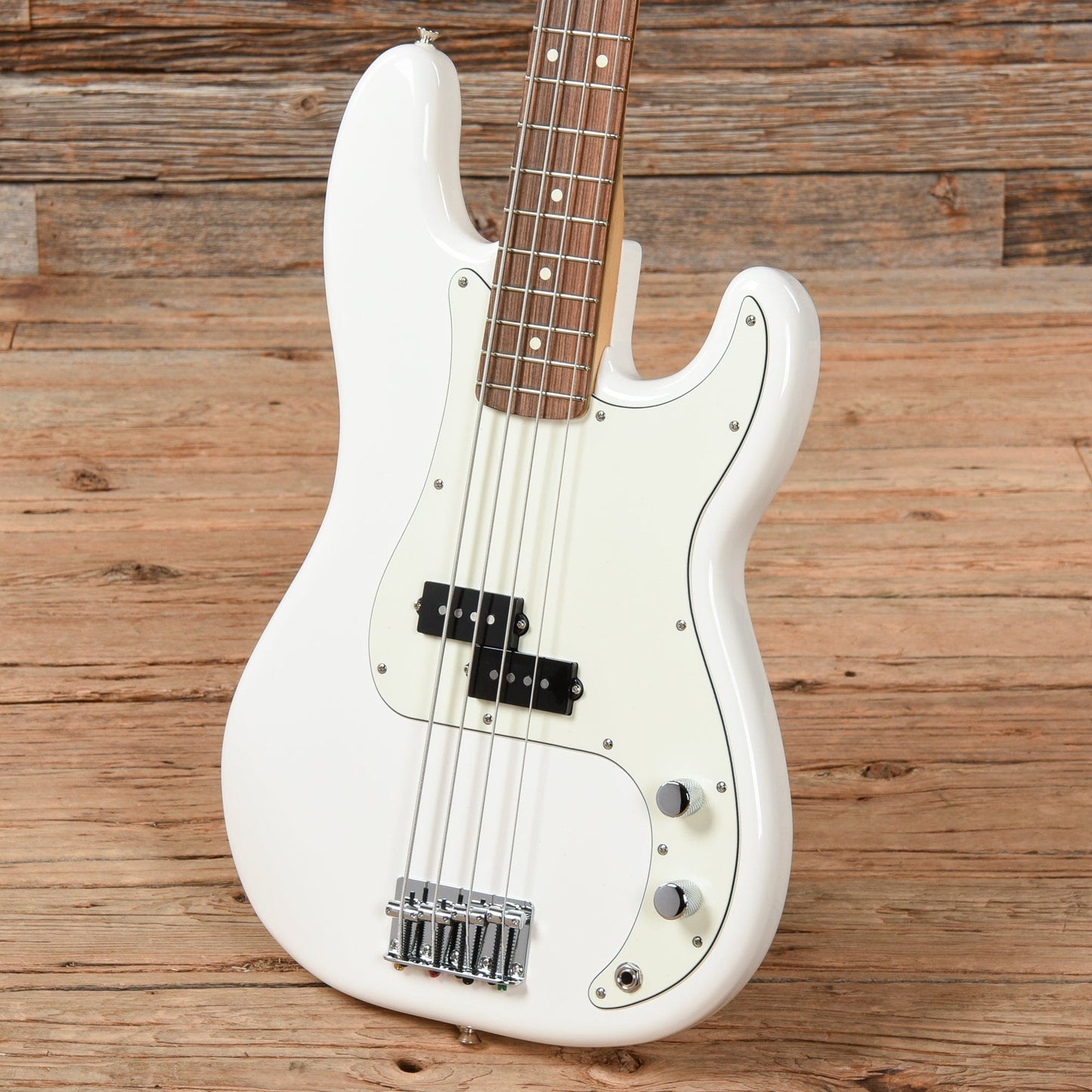 Fender Player Precision Bass White 2022 Bass Guitars / 4-String