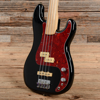 Fender Precision Bass Fretless Black 1975 Bass Guitars / 4-String