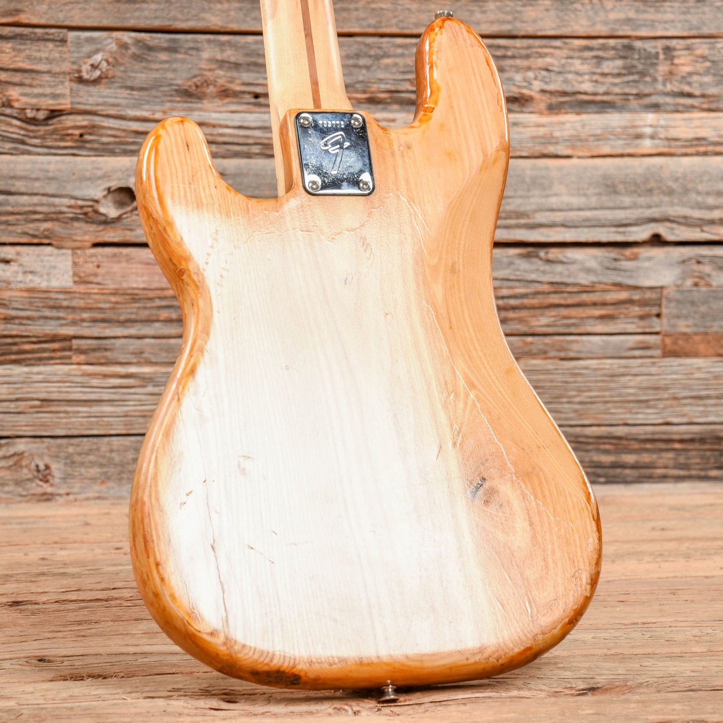 Fender Precision Bass Natural Refin 1976 Bass Guitars / 4-String