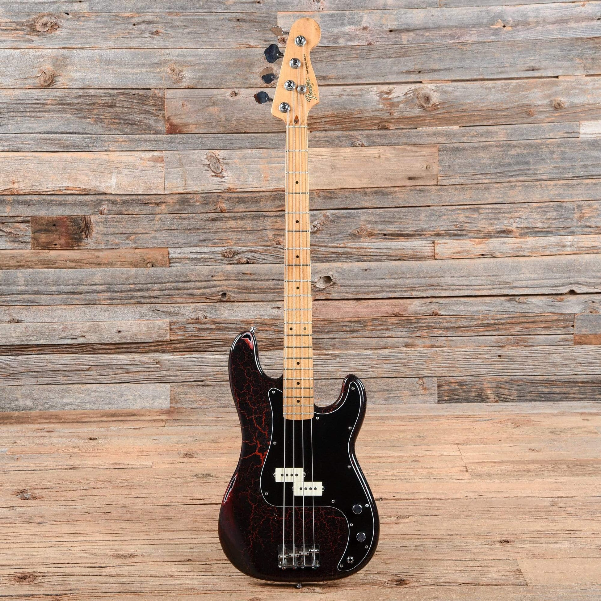 Fender Precision Bass Red Crackle Refin 1985 Bass Guitars / 4-String