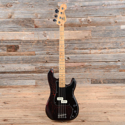 Fender Precision Bass Red Crackle Refin 1985 Bass Guitars / 4-String