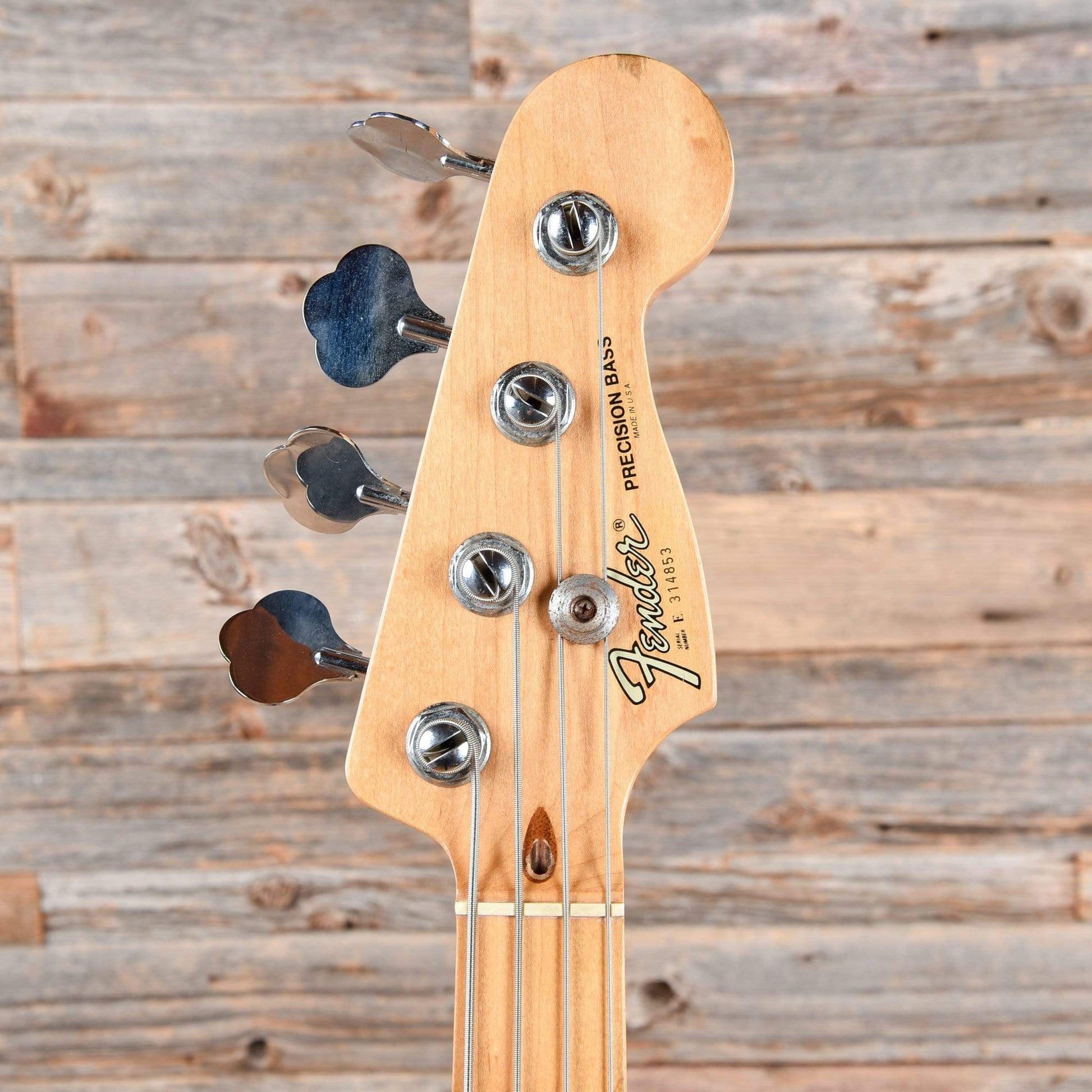 Fender Precision Bass Red Crackle Refin 1985 Bass Guitars / 4-String