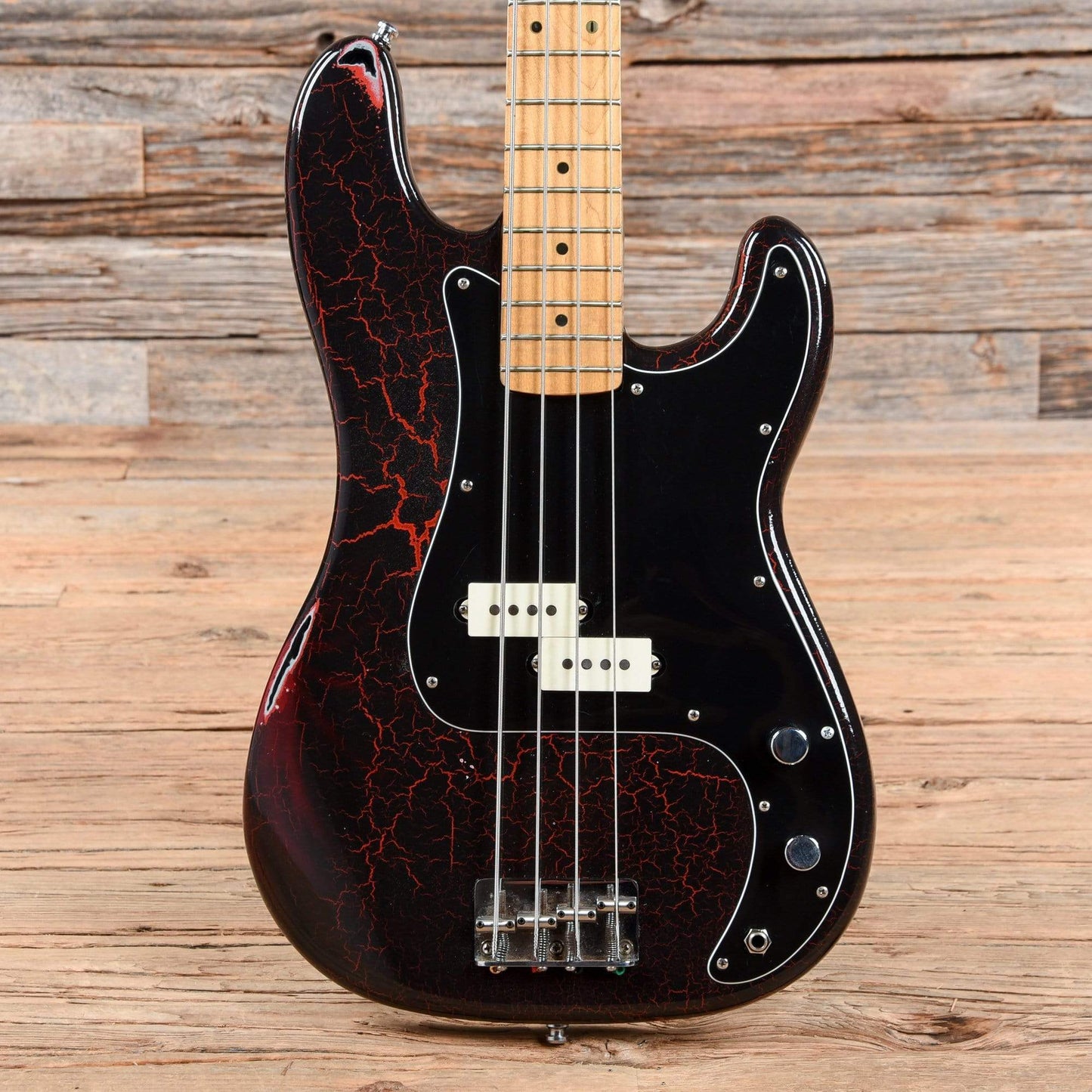 Fender Precision Bass Red Crackle Refin 1985 Bass Guitars / 4-String