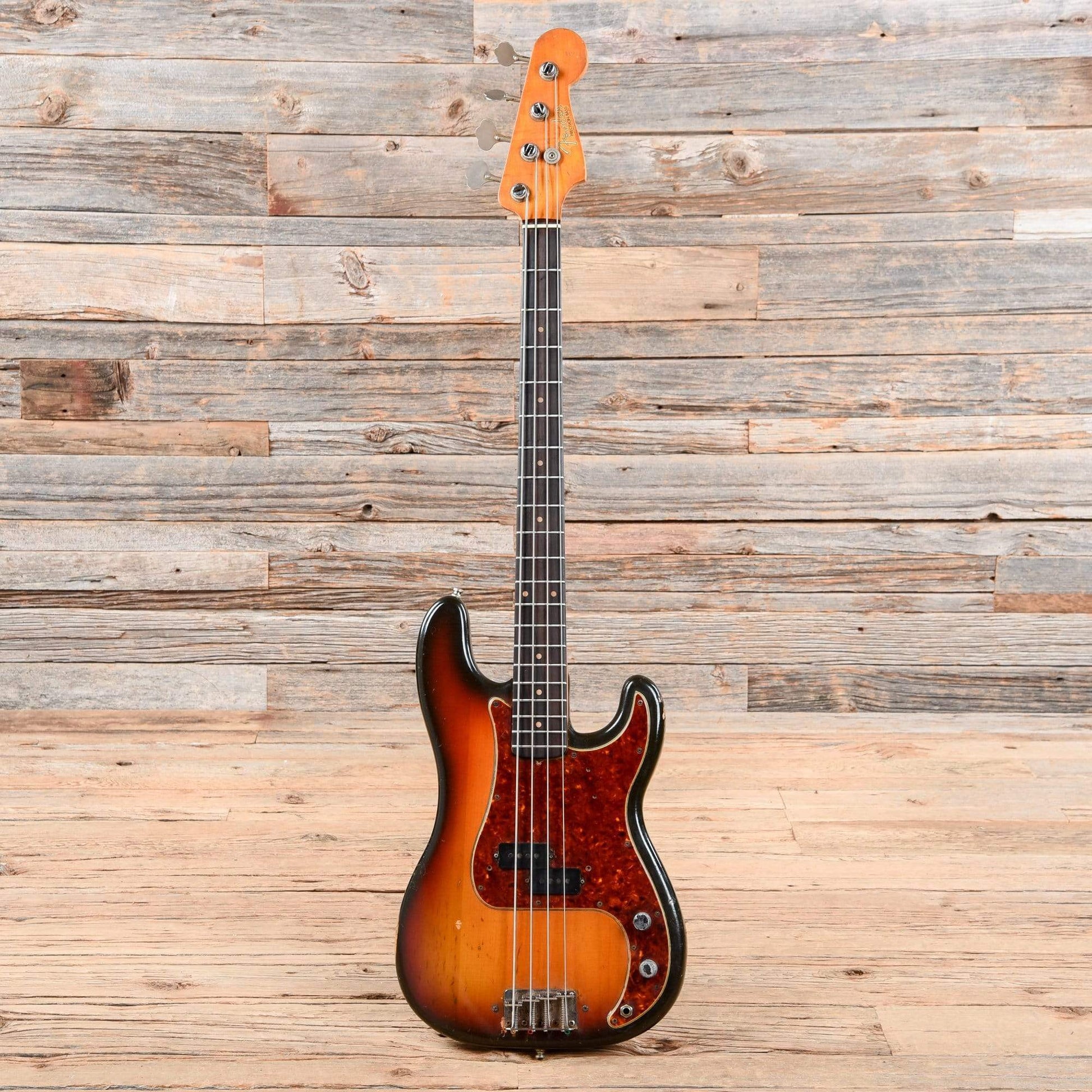 Fender Precision Bass Sunburst 1962 Bass Guitars / 4-String