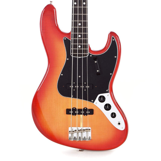 Fender Rarities American Original '60s Flamed Ash Jazz Bass Plasma Red Burst Bass Guitars / 4-String