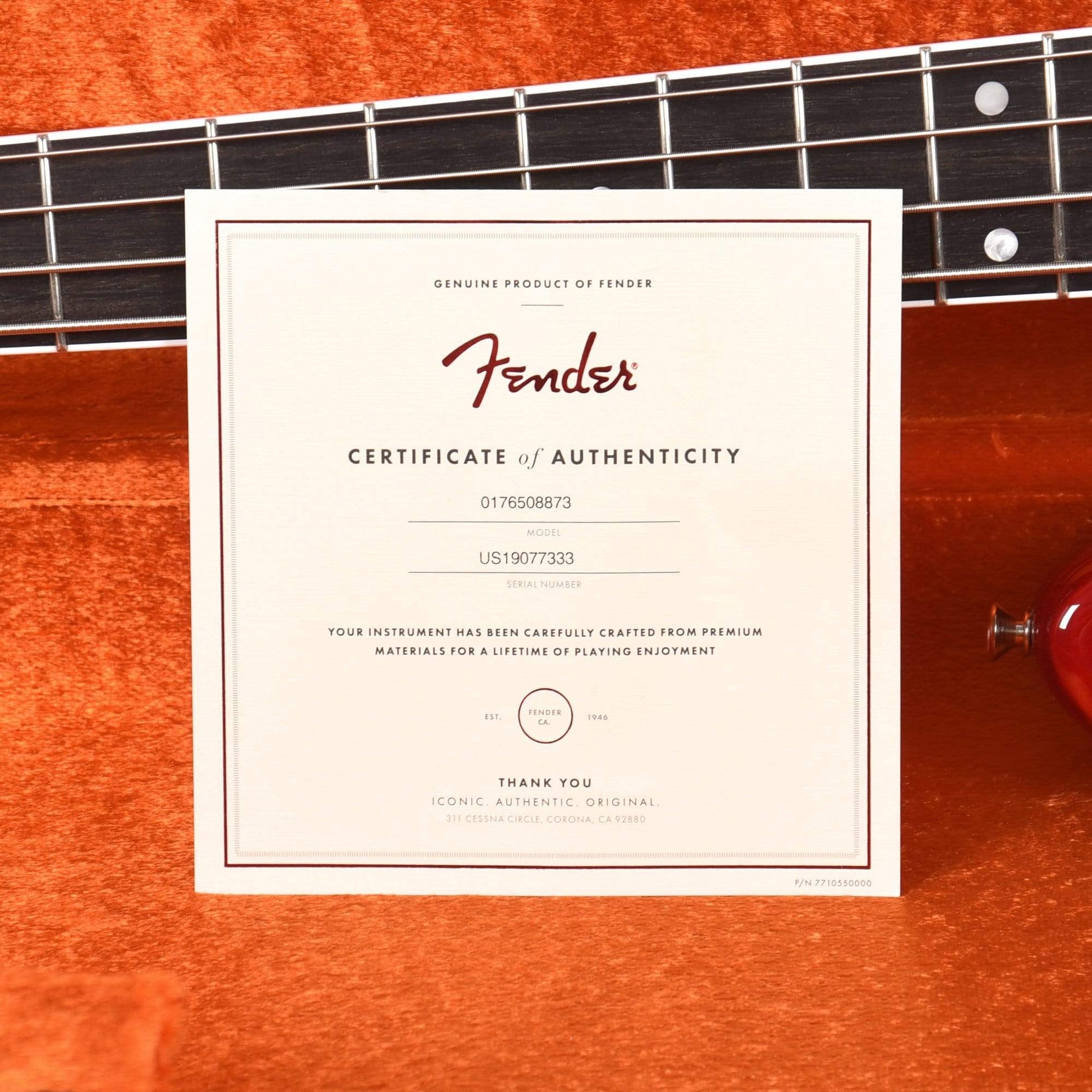 Fender Rarities American Original '60s Flamed Ash Jazz Bass Plasma Red Burst Bass Guitars / 4-String