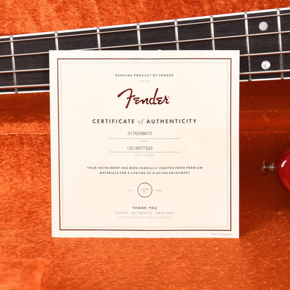 Fender Rarities American Original '60s Flamed Ash Jazz Bass Plasma Red Burst Bass Guitars / 4-String