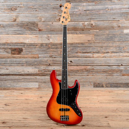 Fender Rarities Series Flame Ash Top American Original '60s Jazz Bass Plasma Red Burst 2019 Bass Guitars / 4-String