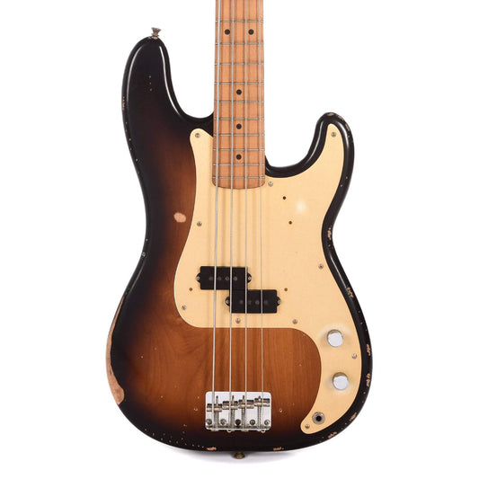 Fender Road Worn 50's Precision Bass 2-Tone Sunburst Bass Guitars / 4-String
