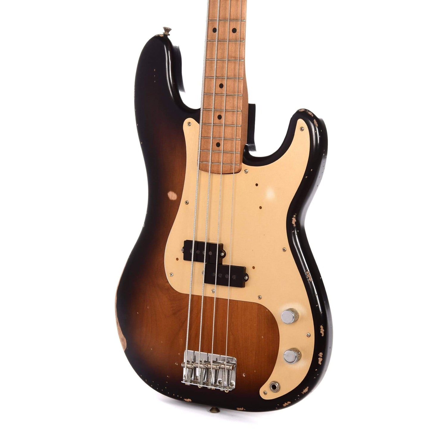 Fender Road Worn 50's Precision Bass MN 2-Tone Sunburst Bass Guitars / 4-String