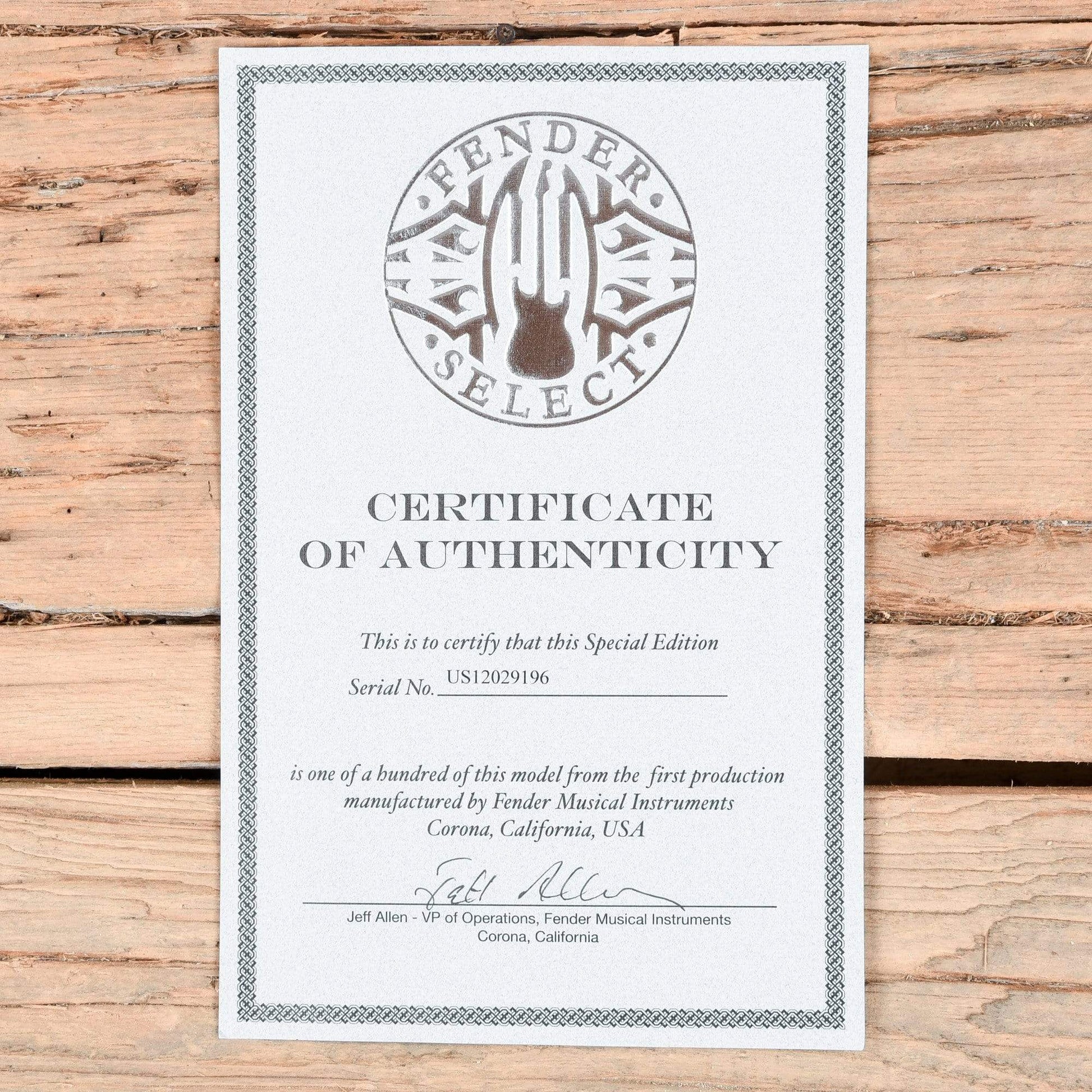 Fender Select Jazz Bass Amber Burst 2012 Bass Guitars / 4-String