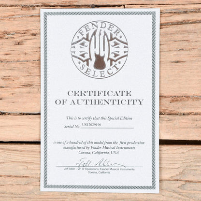 Fender Select Jazz Bass Amber Burst 2012 Bass Guitars / 4-String