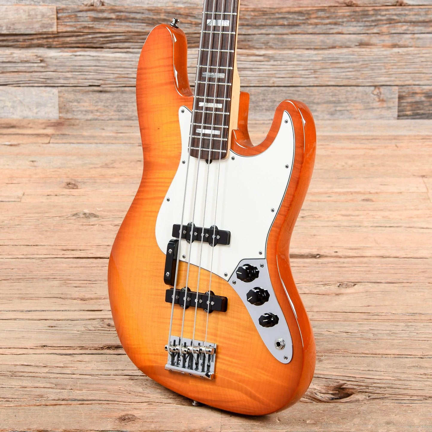 Fender Select Jazz Bass Amber Burst 2012 Bass Guitars / 4-String