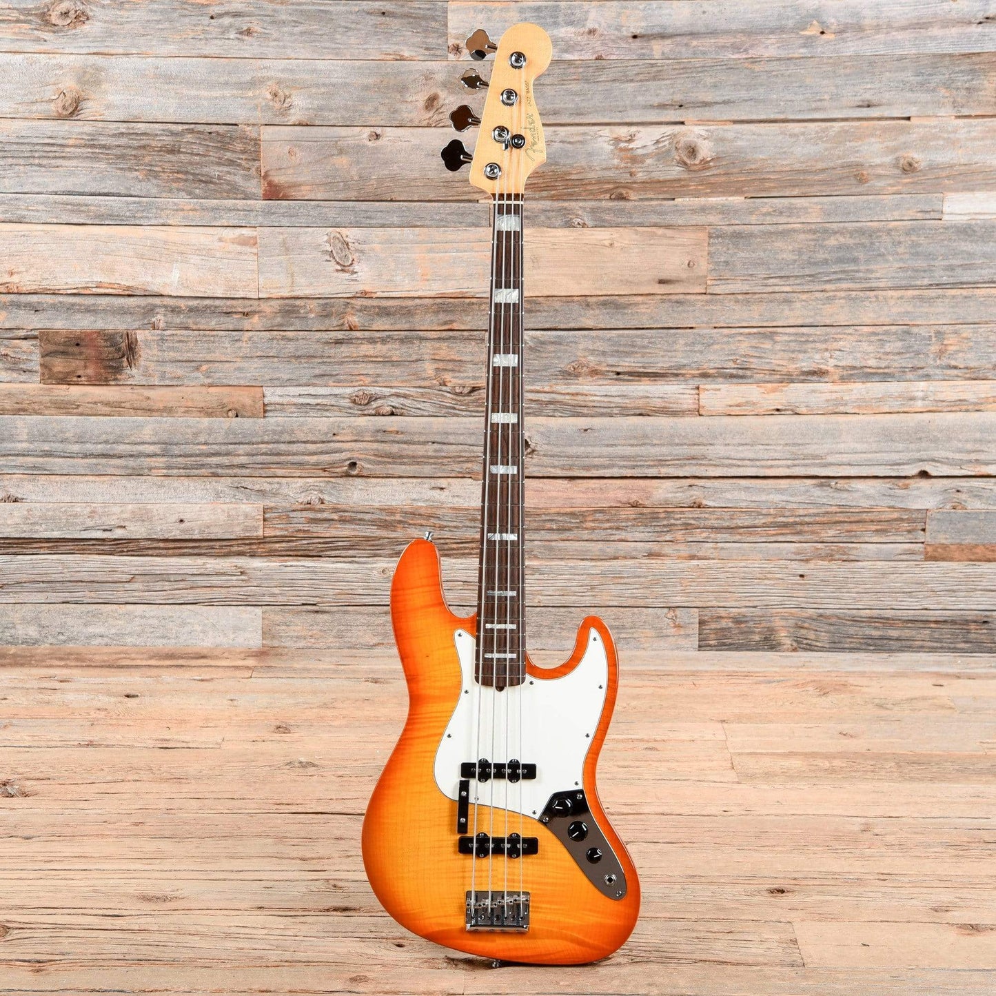 Fender Select Jazz Bass Amber Burst 2012 Bass Guitars / 4-String