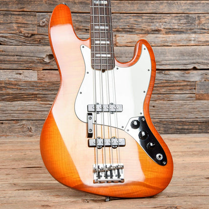 Fender Select Jazz Bass Amber Burst 2012 Bass Guitars / 4-String