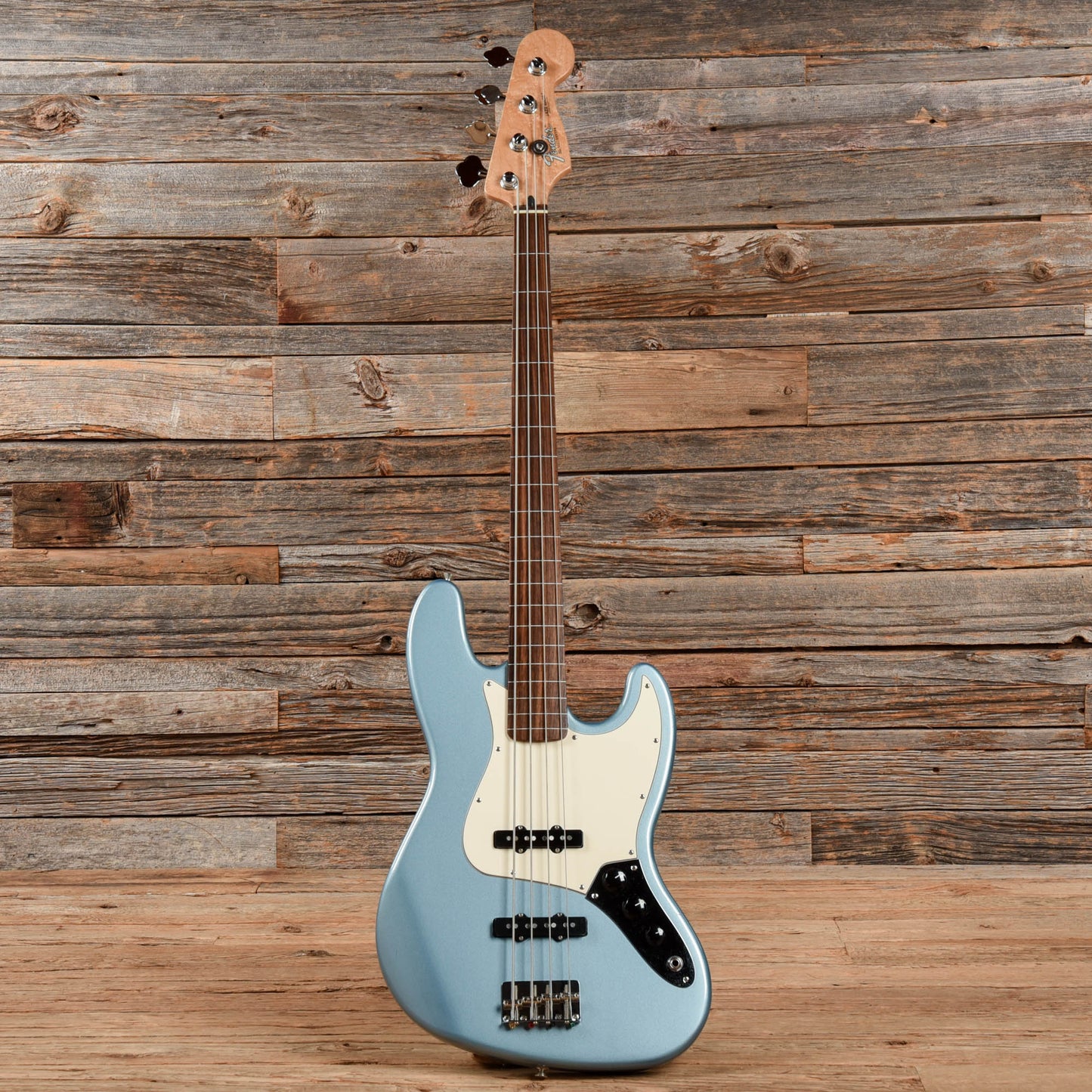 Fender Standard Fretless Jazz Bass Blue Agave 2002 Bass Guitars / 4-String