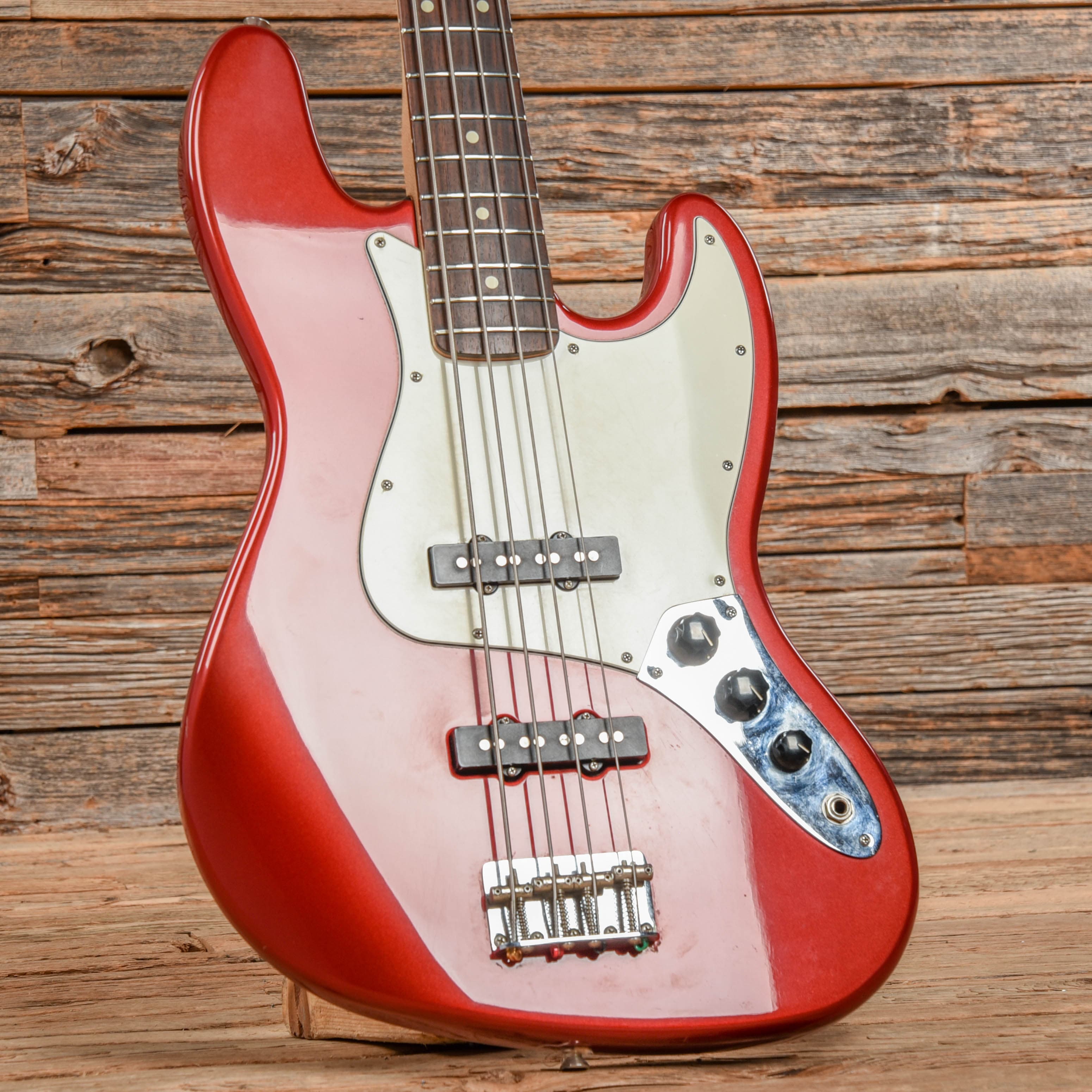 Fender Standard Jazz Bass Candy Apple Red 1997 Bass Guitars / 4-String