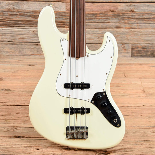 Fender Standard Jazz Bass Fretless Arctic White 1993 Bass Guitars / 4-String