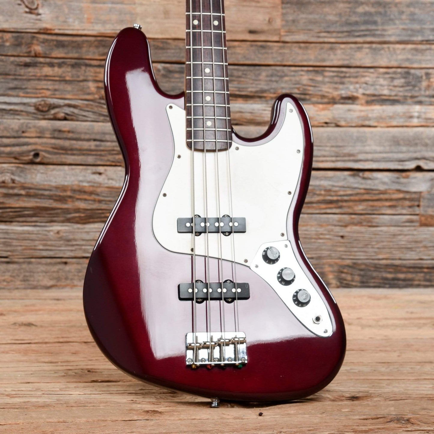 Fender Standard Jazz Bass Midnight Wine 2000 Bass Guitars / 4-String