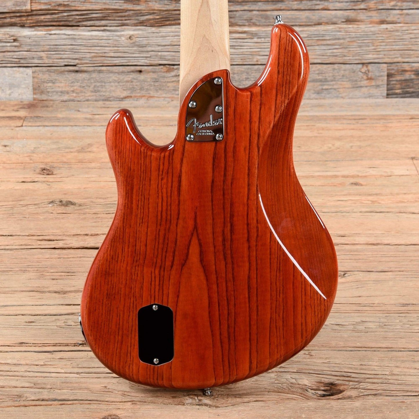 Fender American Deluxe Dimension Bass V HH Cayenne Burst 2014 Bass Guitars / 5-String or More