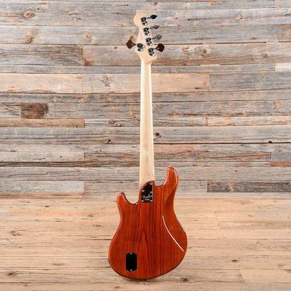 Fender American Deluxe Dimension Bass V HH Cayenne Burst 2014 Bass Guitars / 5-String or More