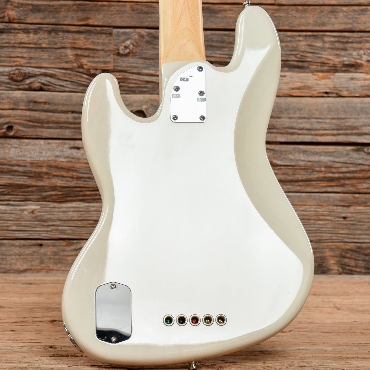 Fender American Deluxe Jazz Bass V Olympic White 2015 Bass Guitars / 5-String or More