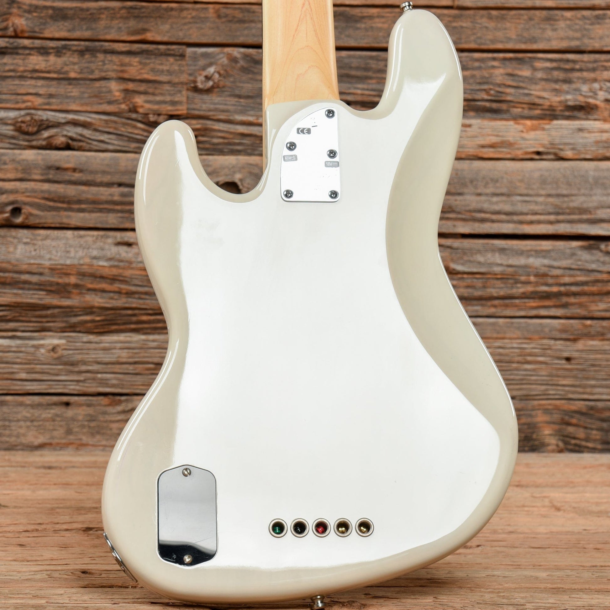 Fender American Deluxe Jazz Bass V Olympic White 2015 Bass Guitars / 5-String or More