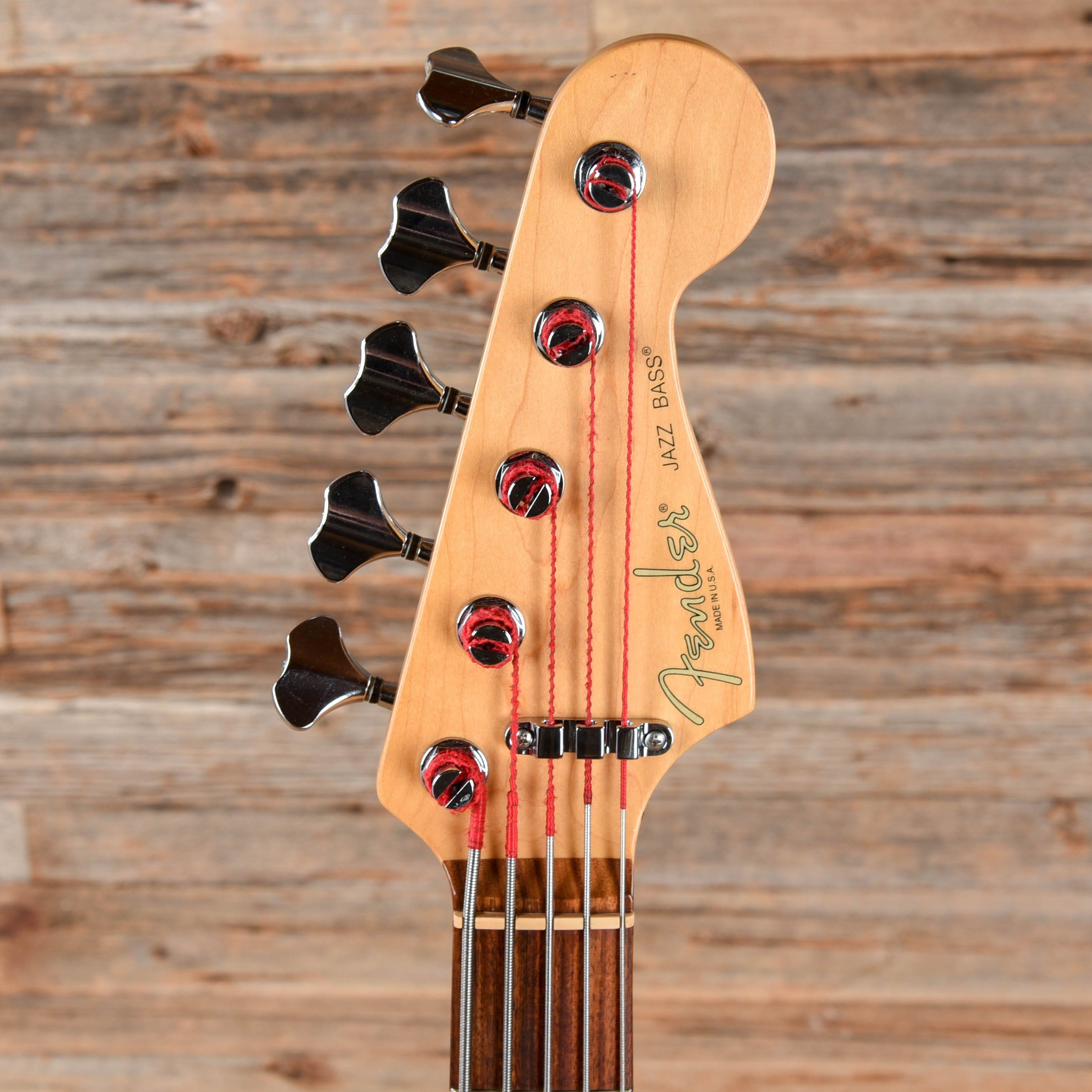 Fender American Deluxe Jazz Bass V Sunburst 1997 – Chicago Music Fender American Deluxe Jazz Bass V Sunburst 1997 – Chicago Music