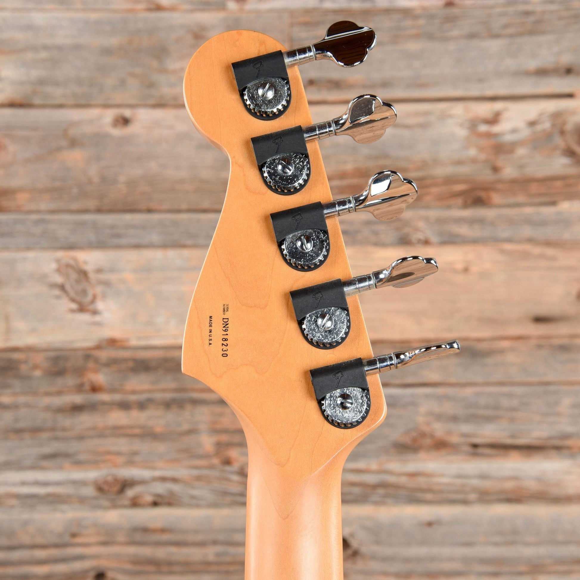 Fender American Deluxe Jazz Bass V Transparent Green 1999 Bass Guitars / 5-String or More