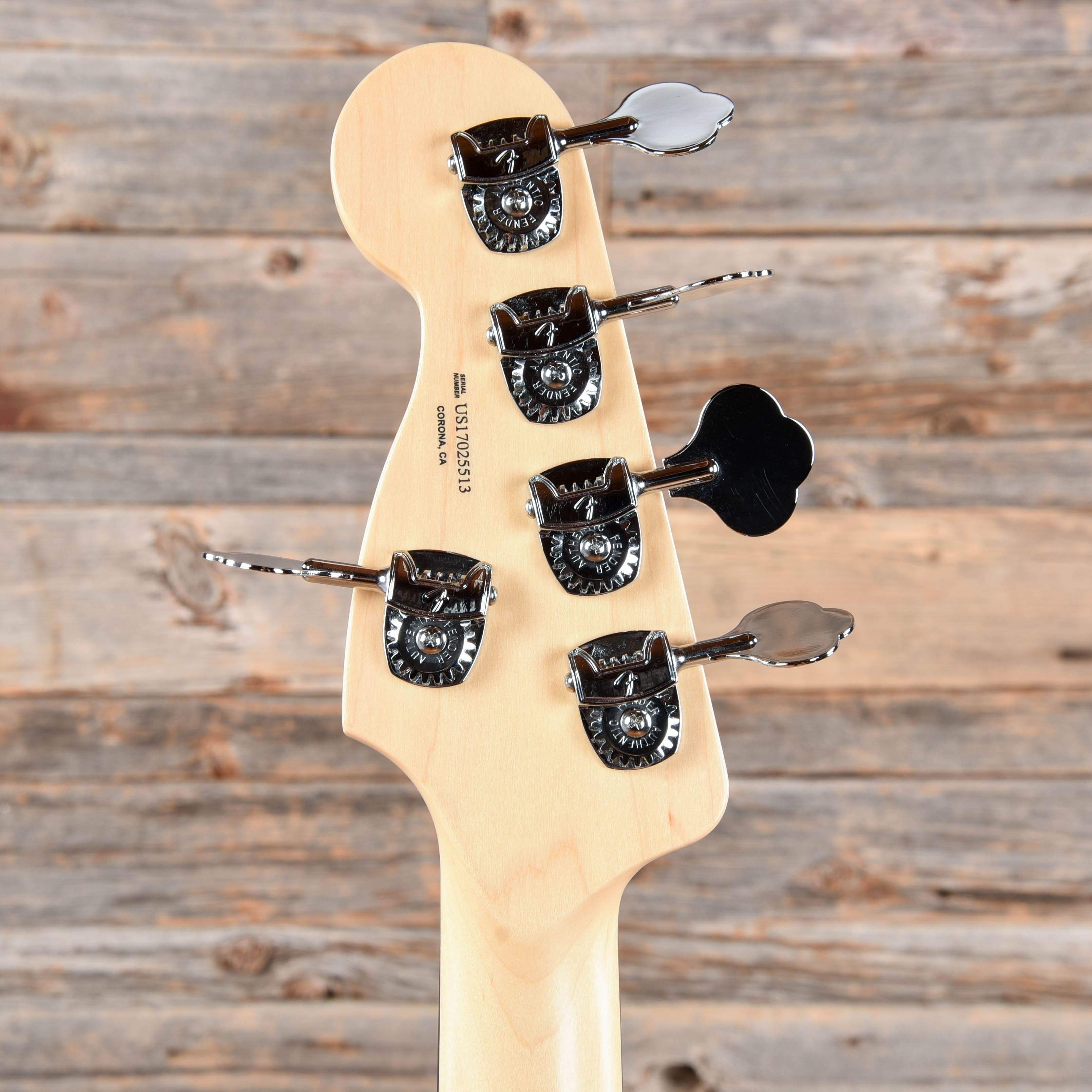 Fender American Elite Jazz Bass V Champagne 2018 – Chicago Music