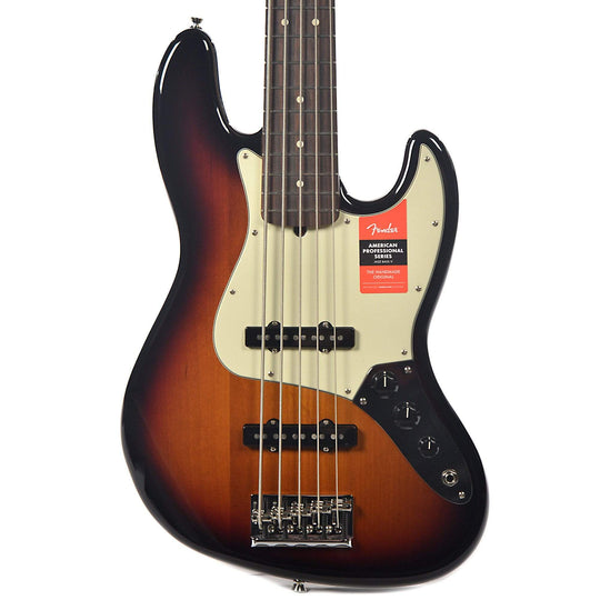 Fender American Pro Jazz Bass V RW 3-Color Sunburst w/ Mint Pickguard Bass Guitars / 5-String or More